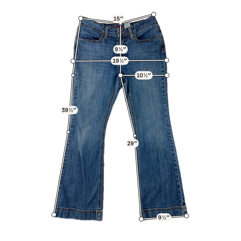 Cinch Jeans Womens Lynden Bootcut 9S Blue Medium‎ Wash Denim Cotton Stretch - Picture 9 of 9